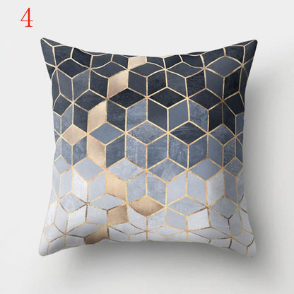 Geometric Printed Polyester Throw Pillow Cases Sofa Cushion Cover Home Decor 45x45cm Cotton Home Sofa Decorative Car Pillowcase