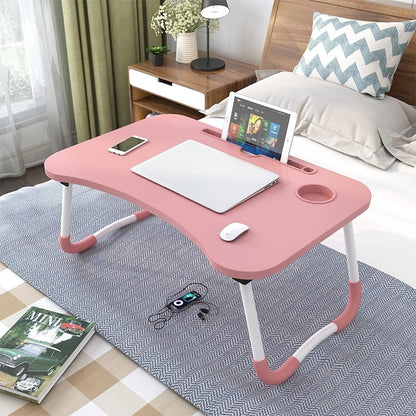 Portable Laptop Desk Home Foldable Laptop Table Notebook Study Laptop Stand Desk for Bed & Sofa Computer Table with Folding Legs