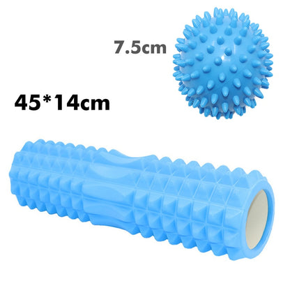 45cm*14cm Yoga column foam roller Pilates column balance bar stick relax muscle deep massage roller gym home fitness Crescent