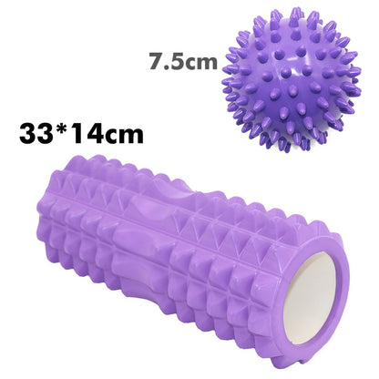 45cm*14cm Yoga column foam roller Pilates column balance bar stick relax muscle deep massage roller gym home fitness Crescent