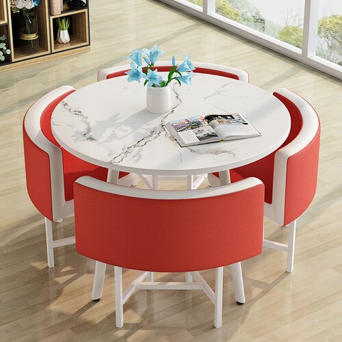 الطعام الجداول Dining Table Set 4 Chairs Tables For Lunch Dining Table Furniture For Home Dining Tables Magazine Table mesa