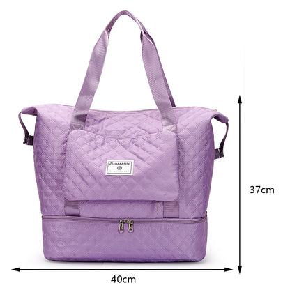 Dry-Wet Separation Yoga Handbags Large Capacity Waterproof Outdoor Gym Sports Travel Crossbody Bags Shoulder Bag for Women