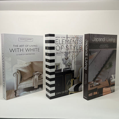 3pcs/Set Fashion Fake Books Decoration Luxury Decorative Book Designer Living Room Decoration Simulation Books Home Decor Gifts