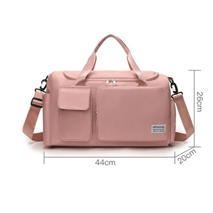 Dry-Wet Separation Yoga Handbags Large Capacity Waterproof Outdoor Gym Sports Travel Crossbody Bags Shoulder Bag for Women