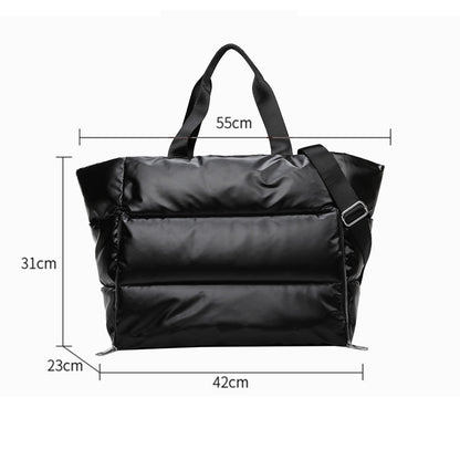 Dry-Wet Separation Yoga Handbags Large Capacity Waterproof Outdoor Gym Sports Travel Crossbody Bags Shoulder Bag for Women